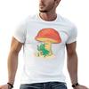 Grasshopper Toadstool Tshirt Classic Crew Neck Cotton Tshirt