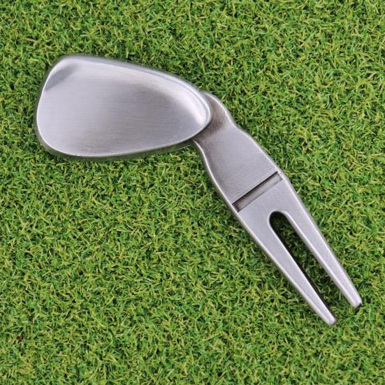 Golf Fork Ergonomic Design Multi-function Comfortable Grip Rustproof High-Hardness Training Aid Ultra-light Golfing