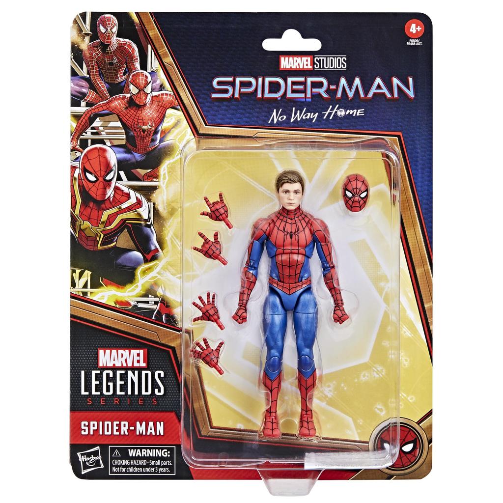 MARVEL Hasbro Marvel Legends Series No Way Home Size Action Ages F6509 Genuine Product Spider-Man Spider-Man, Spider-Man 6-inch Figure, 4+