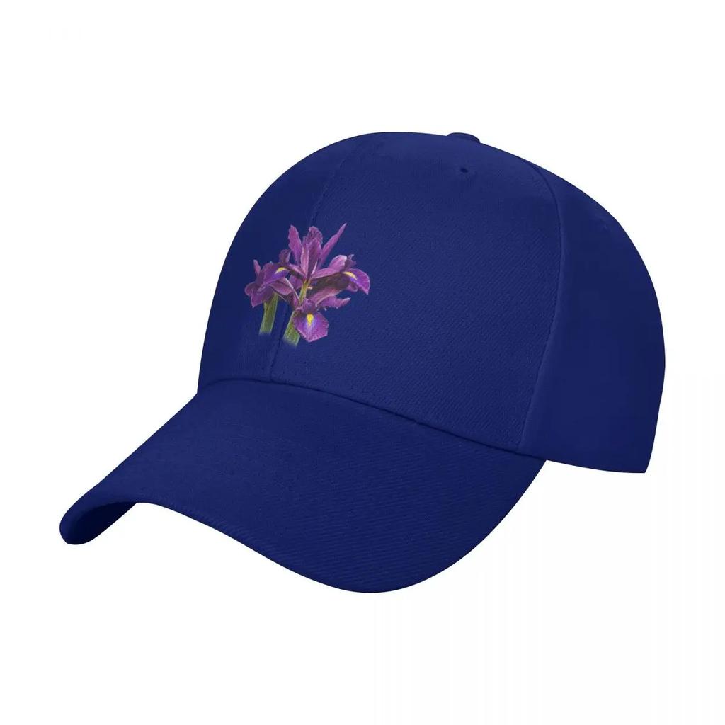 Elegant Dutch Iris Purple Sensation Baseball Cap Ball  fishing caps man Hood Men s Womens