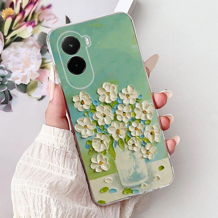 Для Xiaomi Poco M7 4G Чехол Poco M7 Plus Покрытие Роскошный Карп-Дракон Мягкий Тонкий Силиконовый Чехол для Телефона Для Xiaomi PocoM7 M 7 2025 Оболочка