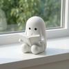 Фигурка Yousheng Ghost Reading Book, Милая мини-статуэтка призрака, сидящего, 3D-печать, для Хэллоуина, книжной полки, стола, интерьера дома