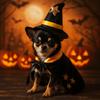 Stand-collar Halloween Pet Costume Star Small Dog Knight Cape Funny Cat Cosplay Cloak  Party