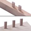 50 шт. Домино Цельное дерево Шип DIY Столярные изделия Буковая древесина Гвоздь Пробка Блок Болты Столярные заглушки Мебельные соединители