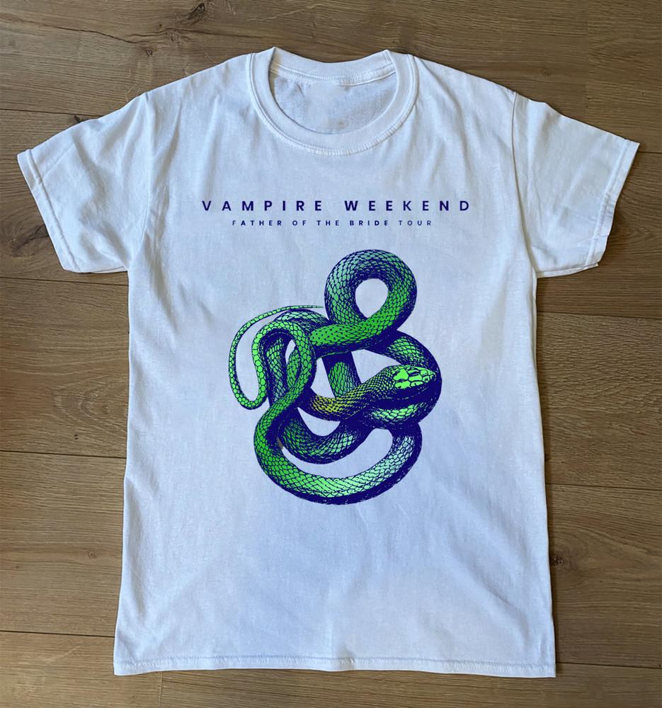 Rare VAMPIRE WEEKEND - FATHER OF THE BRIDE TOUR White All Size Shirt AR1357 Unisex T-Shirt