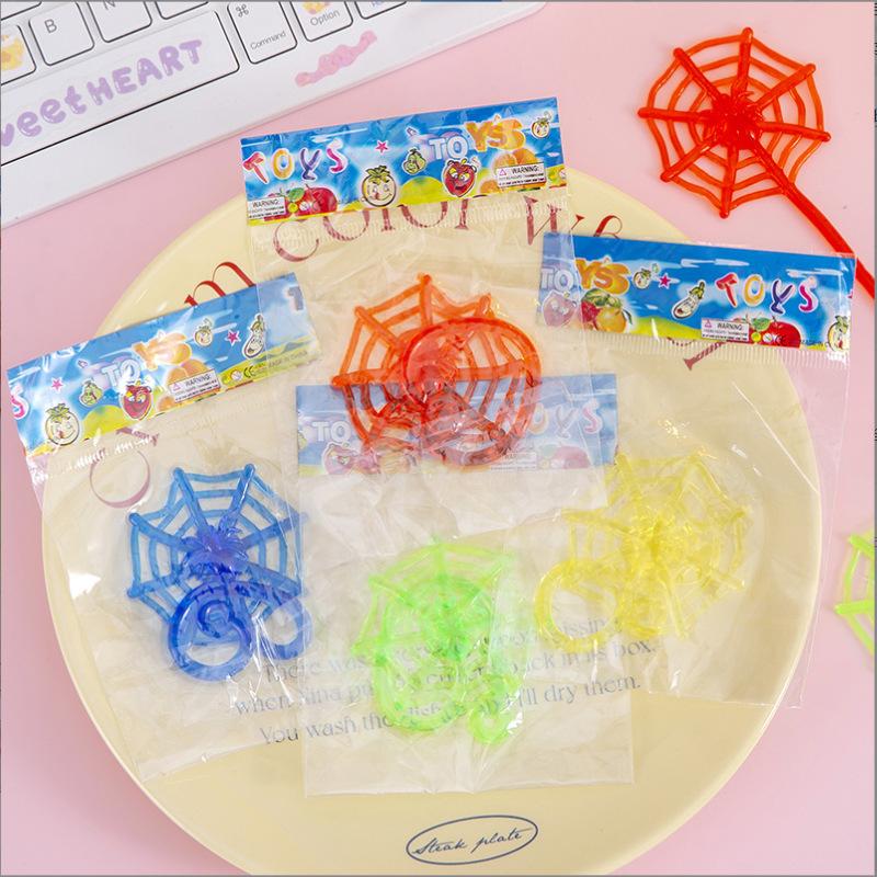 10/30Pcs Stretchable Climbing Spider Web Tricky Toys Kids Birthday Party Baby Shower Gift Rewards Halloween Carnival Party Favor