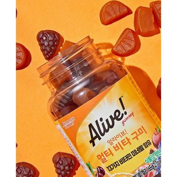 Alive Multi Vita Gummies, 60 таблеток, 1 шт., корейская незаменимая здоровая пища