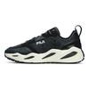 FILA CRYPTO Textile, Synthetic Leather, TPU Abrasion Resistant Low top Casual Shoes Women's Lost Black F12W313101FUB