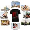 NYC Letter Print Casual T-Shirt Unisex Loose Breathable Crew Neck Top Pure cotton T-shirt