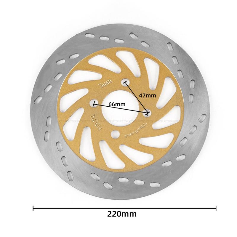 For Suzuki New Smash Fi FK110SD/SC Motorcycle Front Brake Disc Rotor 220MM modification Floating disc brake