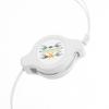 FRCOLOR Retractable Noise Player Retractable Wired Sound Retractable Adjustable Binaural 3-Pack Earphones, In-Ear Headphones, Cancelling, Compatible,