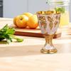 Medieval Goblet for Weddings And Anniversaries, Engraved Alloy Wine Cup