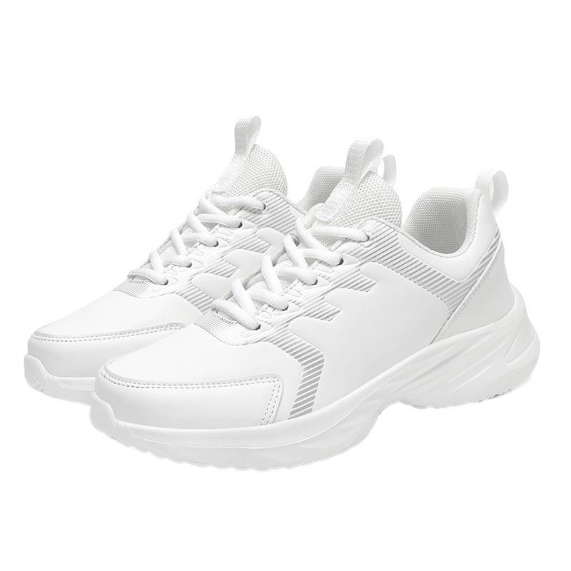 Водонепроницаемая женская обувь, нескользящая спортивная обувь, легкая, с мягкой подошвой, удобная и амортизирующая, черная рабочая обувь с толстой подошвой