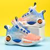 Новые кроссовки для девочек, амортизирующие, одноклассники, мальчики, вращающаяся пряжка, светящиеся, модные, повседневные, спортивные, детские баскетбольные кроссовки