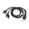 4-в-1 USB Type-A на Micro USB Разветвитель Зарядный кабель USB на MicroUSB Адаптер Зарядный кабель
