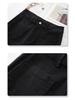 Women's 2025 Spring Black High Waist Straight & Wide Leg Retro Jeans