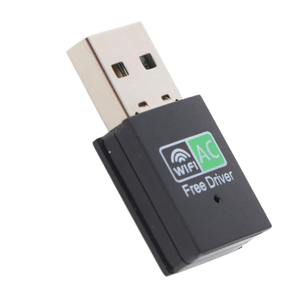 USB WiFi-адаптер для ПК 600 Мбит/с 5 ГГц 2,4 ГГц Беспроводной донгл Двухдиапазонный Plug and Play WiFi Беспроводной трансивер-адаптер для