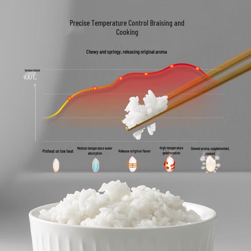 Midea 4L Smart Rice Cooker CN plug (adapter included)