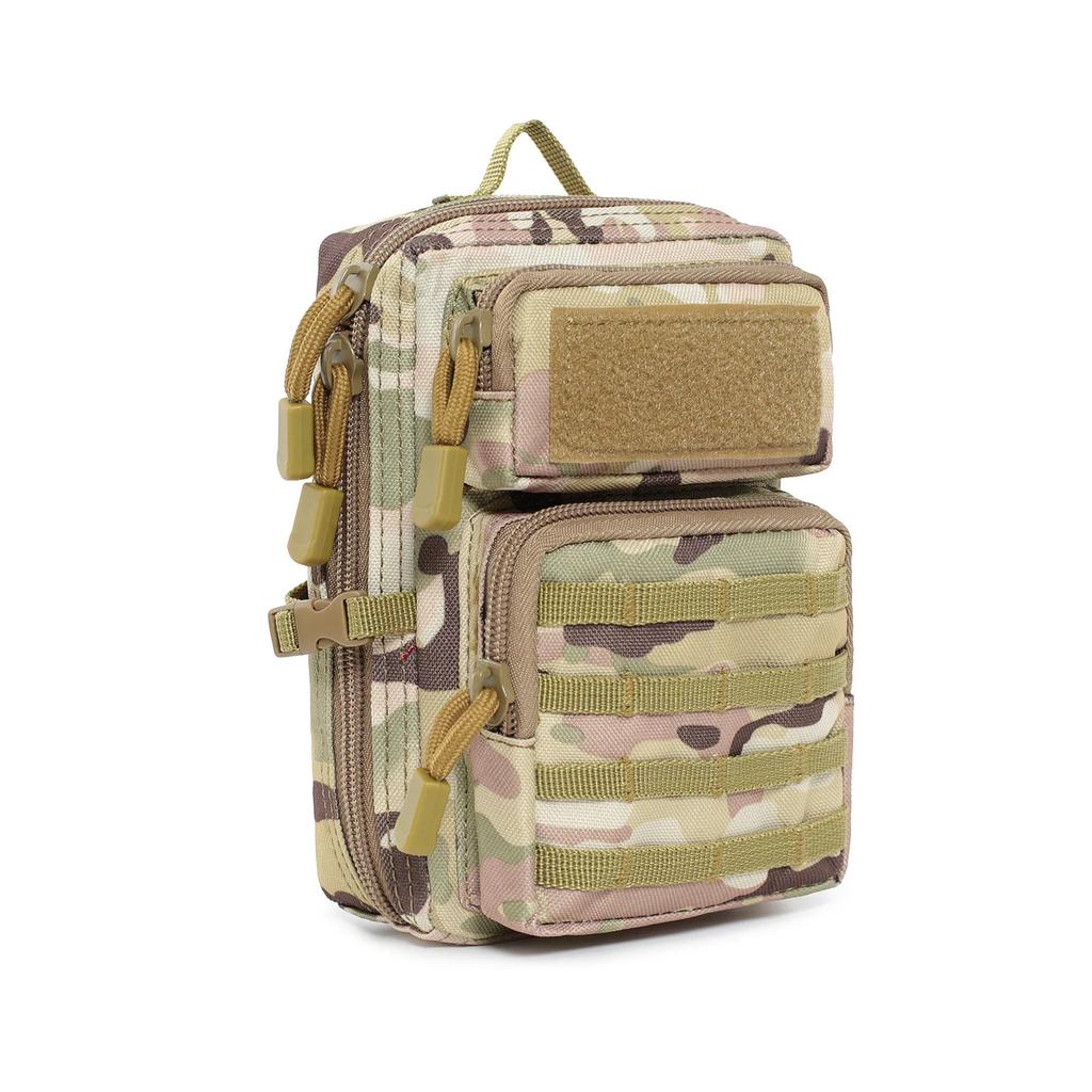 Многофункциональная сумка Molle Hip Waist EDC Bag Большая вместимость Кошелек Держатель для телефона Сумки Кемпинг Походы Охота Поясная сумка