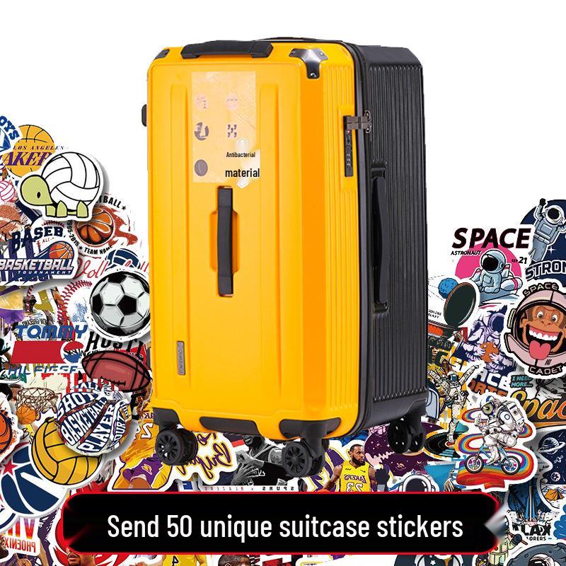 Большая пятиколесная дорожная сумка-чемодан с тормозом и кодовым замком