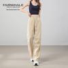 Mark Fairwhale Women's Loose Fit High-Waist Parachute Cargo Pants