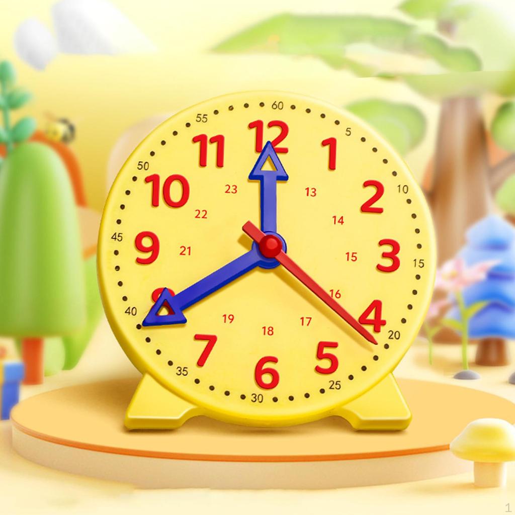 For Activity Development Toy Life Skills Training Games Kids Table Clock Boys Girls