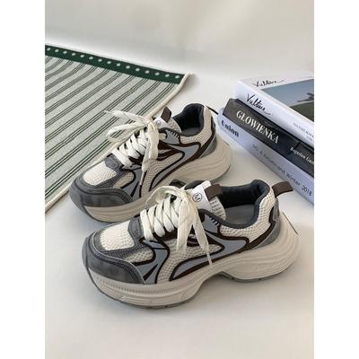 Осень новая платформа папины кроссовки спортивные кроссовки повседневная женская обувь 3386