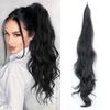 Synthetic Flexible Wrap Around Ponytail  Extensions Long Wavy Layered Fake Ponytail Hairpiece Wig For Women Daily Use