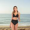 Bikini set swimsuit black high waist stiffened tied XL Bikini set swimsuit black high waist stiffened tied L