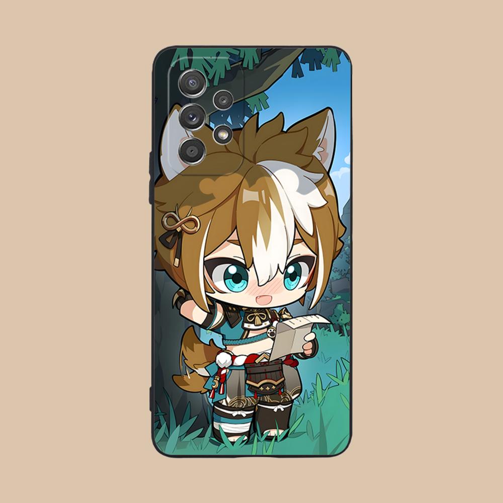 Game GI Gorou Mobile Phone Case for Samsung Galaxy M55 54 42 35 34 33 32 23 22 15 14 13 12 F55 5G Colorful Cover Luxury Pretty