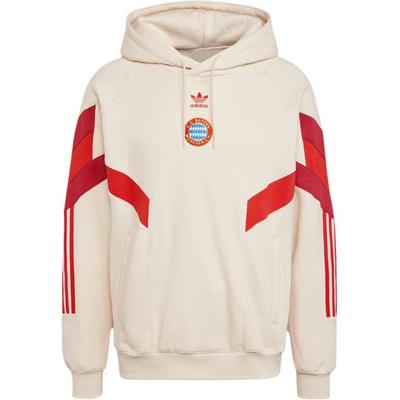 Adidas Originals FC Bayern X Originals FW24 Collegiate Striped Logo Вышитый Модный Толстовка С Капюшоном Мужские Толстовки С Капюшоном Из Льна IS6513