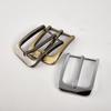 1pcs 40mm Metal Brushed Belt Buckle Men End Bar Heel Bar Single Pin Belt Half Buckle Leather Craft Belt Strapp Webbing