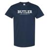Футболка с институциональным логотипом Butler Bulldogs, короткий рукав - Темно-синяя