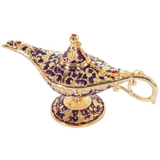 European Retro Crafts Home Club Zinc Alloy Aladdin Light Crafts Wishing Lamp