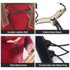 Adjustable Saxophone Shoulder Strap Sax Leather Strap for Alto/Tenor/Soprano Saxophones