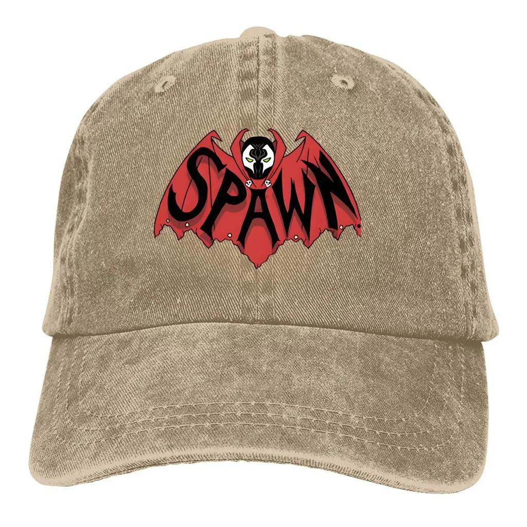 Однотонные папины шляпы Superspawn Женская шляпа Солнцезащитный козырек Бейсболки Spawn Comic Кепка с козырьком