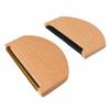 Beech Wood Semi-Circular Clothes Brush & Lint Remover for Cashmere and Sweaters