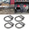 1/2" Heavy Duty Weld On D Ring 12000Lbs Truck Trailer Tie Down Cargo Anchors Point Tiedown Hardware