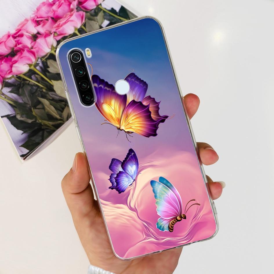 Для Xiaomi Redmi Note 8 Чехол Милый Мультяшный Мягкий Силиконовый Чехлы Для Телефона Для Xiaomi Redmi Note 8T 8 t Чехол На Redmi Note8 Задняя Крышка