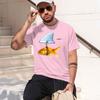 Funny New Design Goldfish And Shark Brand Fish Cool Printed Unisexs Casual Tshirt Male Retro Hipster Tops Tee 2026 New Model