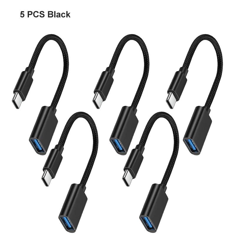 Кабель-адаптер OTG Type C USB-адаптер типа C для Xiaomi Samsung S20 Huawei OTG Кабель-переходник для передачи данных для MacBook Pro