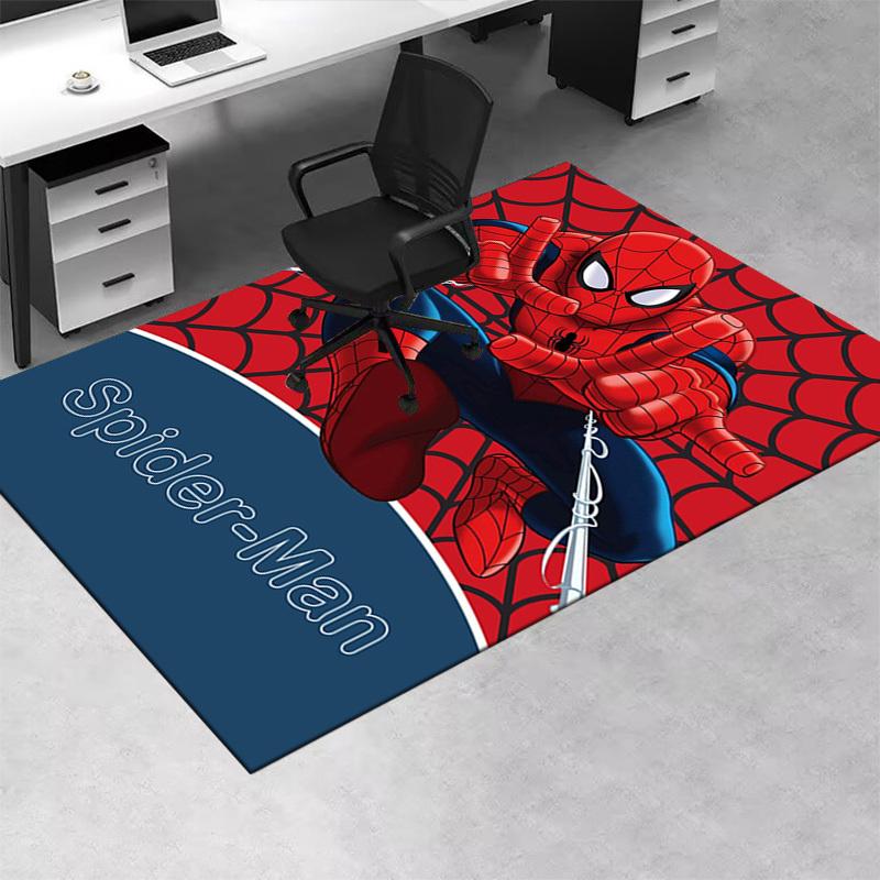 1pc Spider-Man Cartoon Rug Home Office Chair Mat Outdoor Gift Carpetz4150