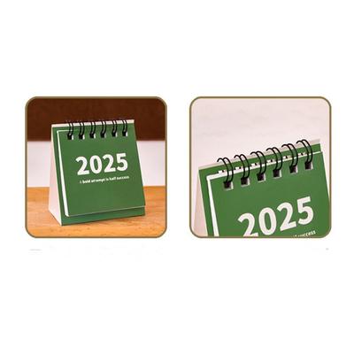1PCS Мини Настольный Календарь 2024-2025, Август 2024 По Декабрь 2025 Маленький Настольный Календарь, Творческий Мини Ежедневный Календарь Расписания