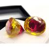 Fabulous Pitambari Sapphire Natural Cushion Cut 27+ Ct Pair Certified Gemstone