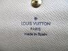 Оригинальный кошелек-конверт LOUIS VUITTON Damier Azur из белой кожи Sarah #a914 Восстановленный