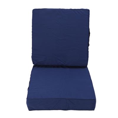 2 шт. Подушки для садовых стульев 48x48x10 см Наружные подушки для сидений для садовой мебели Садовый диван Подушки для дивана с ручками-ремнями Моющийся чехол