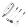 Electric Milk Frother Coffee Foam Maker Mini Drink Mixer Stainless Steel