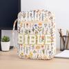 Large-capacity Book Storage Bag Flora Floral Study Bag Stationery Storage Organizer  Student