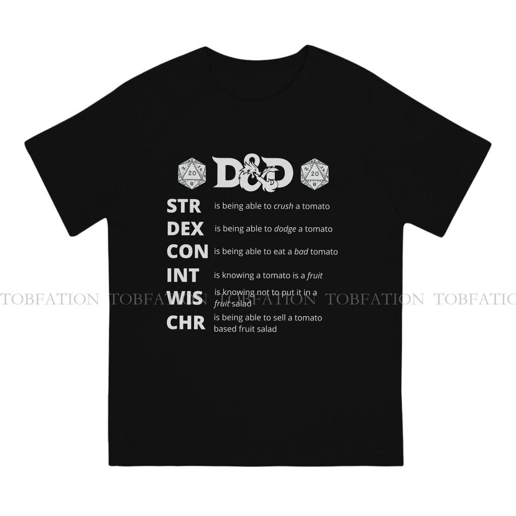 Хип-хоп футболка для мужчин Игровая одежда DND Модная футболка Мягкая с принтом Пушистая Креативный подарок