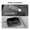 Leather Car Sun Visor Glasses Clip Eyeglasses Holder Interior For Mitsubishi Outlander Pajero Sport Lancer EX ASX L200 Eclipse NQ4